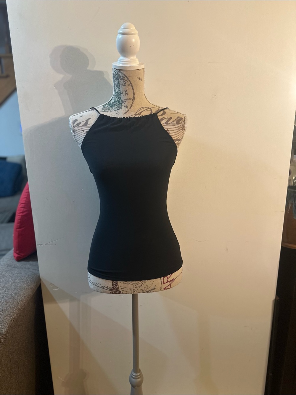HUGO Black Halter-Neck Tank Top